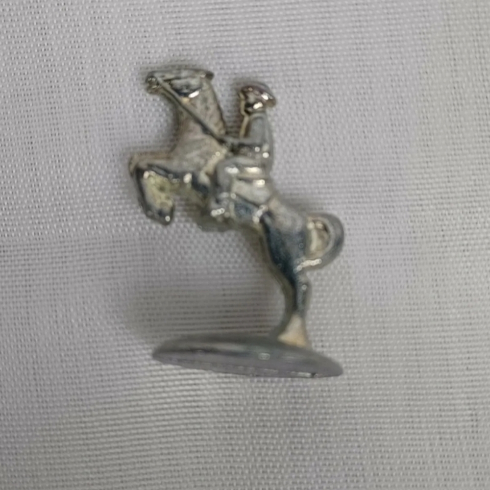 Monopoly 1985 Board Game Horse Token Replacement Game Piece Part